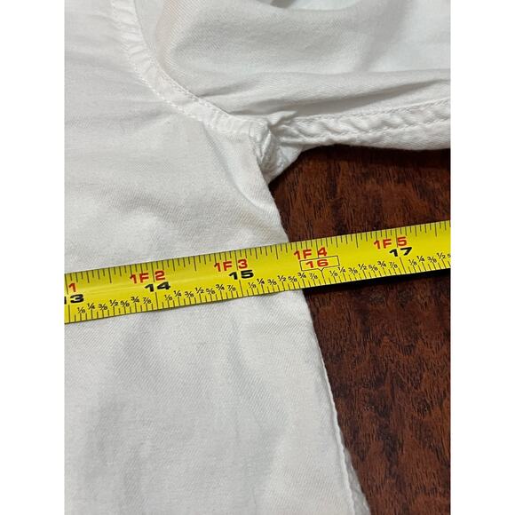 Abercrombie Kids Boys 9/10 Long Sleeve Button Up White Casual Academia Preppy - Picture 7 of 8